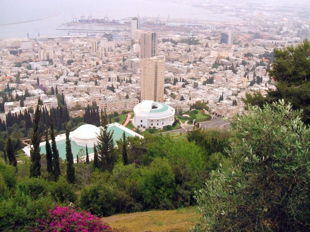 קריית חיים נוף עירוני של השכונה כפי שנצפה מהעיר חיפה