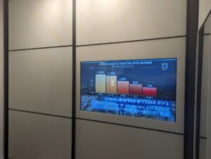 מתקין טלוויזיה מקצועי בקרית אתא, קרית ביאליק והקריות - התקנה חכמה בתוך ארון הזזה עם זכוכית
