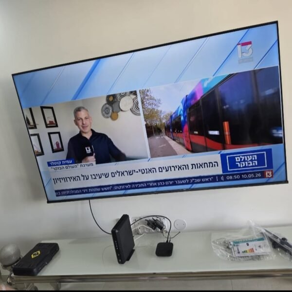 שירות התקנות טלוויזיה בנהלל ובעמק, התקנה בטיחותית על כל סוגי הקירות - רויאל סקרין