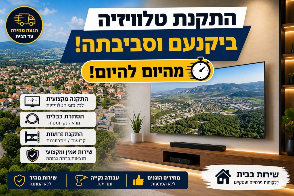 יקנעם נוף של היישוב מלמעלה עם בתי מגורים ונוף ירוק