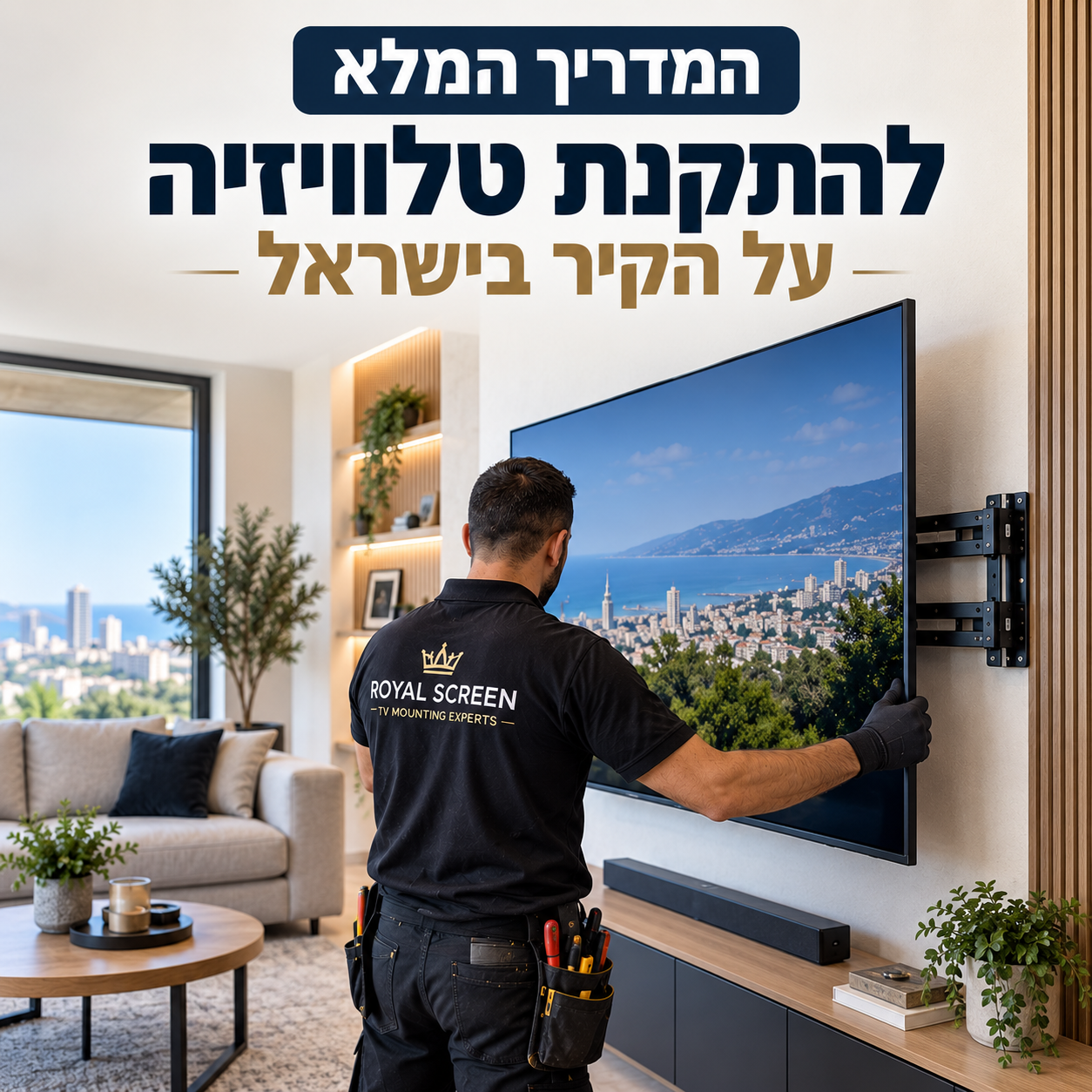 המדריך המלא להתקנת טלויזיה בישראל